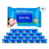 24 Toalhas Umedecidas Bebê Feliz 120fls