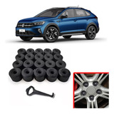 25 Capas Tampa Parafuso Roda Volkswagen Nivus 2022 2023 2024
