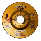 25 Discos Desbaste Metal Ferro 4.1/2 Polegadas Cor Dourado