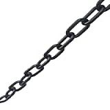 25 Mt Corrente Plástica Isolamento Calha Chuva Elo Pequena Preto