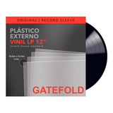 25 Plasticos Externos 0 20 Grosso P  Lp Vinil Capa Gatefold