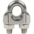 25 Unid  Grampo Em Aço Inox Para Cabo De Aço 3 16 5mm