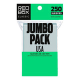 250 Sleeves Padro Usa Jumbo Pack 56 X 87 Mm Red Box