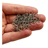 250 Argolinhas Metal Niquelada