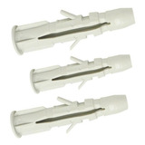 250 Bucha 10mm Tijolo Bloco Parede Oca C Aba Sem Parafuso