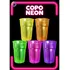 250 Copos Neon Festa Balada Descartável 300 Ml Premium