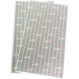 250un Etiquetas Lacre Destrutivel