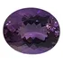 27,80 Ct Pedra Ametista Natural Lapidada Oval 22,5x18 Mm
