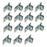 272 Peças Cantoneira Orelhinha 15mm P  Cadeado Zinco Branco