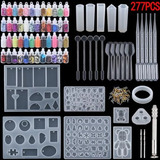 277pcs Molde Resina Joias