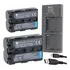 2bat.erias Fm500 +carregador Duplo Parasony A850 Slt A57 A77