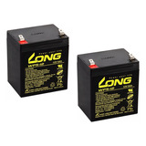  2bat Long 12v 5ah Vrla Agm Nobreak Sms Apc Automação
