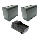 2baterias Modelo F970 Carregador