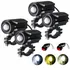 2par Farol De Milha Moto Led Auxiliar Neblina Lampada Farol