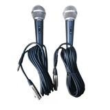 2pc Microfone Com Fio