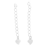 2pcs 925 Correntes Extensoras