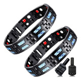 2pcs Pulseira Magnetica De