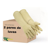2prs Luva Lava Louca