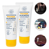 2un Gel Secativo Para Mãos Pauher Hands 60ml Pegada Esportes