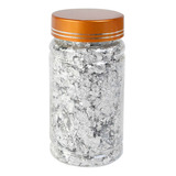 2un Potes Folha De Flocos Papel Alumínio Glitter Para Unhas