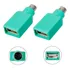 2x Adaptador Usb Fêmea Mouse Teclado Pc Cpu Conexão Antiga