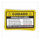 2x Adesivo Regras Do