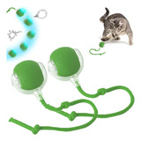 2x Brinquedo Rolante Automático Interativo Para Animais De E