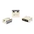 2x Conector Carga Tipo C 16 Pinos Fêmea Para Multilaser