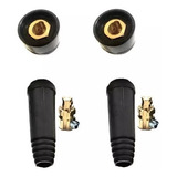 2x Conector Engate Rapido Cabo Solda Macho fêmea Painel 9mm