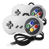 2x Controle Usb Snes