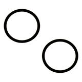 2x Correia Para Cd