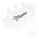 2x Decal Takamine 7 5cm Para Headstock Violão Adesivo Vinil
