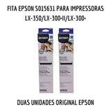 2x Fita Matricial Original Epson S015631 Lx350 Lx300 Lx-300