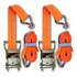 2x Kit Cinta Catraca 1 5ton Amarração Carga Caminhão Carreta