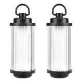 2x Lanterna Recarregável Usb Lanterna De Acampamento Led Pod