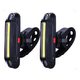 2x Lanterna Traseira Farol Led Luz Iluminação Bike Bicicleta