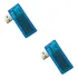 2x Medidor Teste Porta Usb Corrente Voltímetro Amperímetro