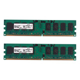 2x Memória Dimm De Desktop Ddr2 Pc2-6400 800 Mhz 240 Pinos 1