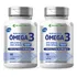 2x Omega 3 1360mg Ultra Concentrado Epa Dha Selo Ifos 180cáp Sabor Sem Sabor