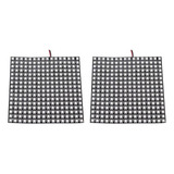 2x Painel De Pixels Flexíveis Ws2812b Led Rgb 16x16 Individu