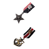 2x Retro Medalha Badge