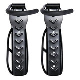 2x Suporte Parede Vertical Gancho Pendurar P Bicicleta Pro Cor Preto