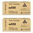 2x Toner Compatível P/ Ricoh Im550 600 C/ Chip Im600 600srf