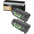 2x Toner Para Uso Lexmark 624h 62dbh00 Mx710 Mx711 Mx810