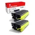 2x Toner Tn580 Tn650 P/ Uso Brother 8460 8860 8065 8085
