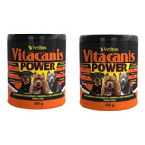 2xvitacanis Power Suplemento Vitamínico Pit Bull Cães Fortes