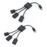 2×micro Usb E Cabo