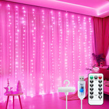 3 3m Cortina De Luz 300 Pisca Pisca Led Decoração De Natal