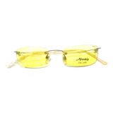3 Óculos Quadrado Colorido Moda Antiga Unissex C72