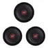 3 Alto Falante Woofer 700+ Ultravox 700w Rms 12 Polegadas